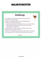 Vorschau - Mal- und Bastelvorlagen - Kunstprojekt/Pausenfüller: 46 Malgeschichten - Seite 2
