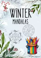 Vorschau - Arbeitsblätter - Mandalas - Winter (Weihnachten) - Deckblatt