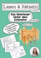 Vorschau - Arbeitsblätter - Lesen & Rätseln: Das Abenteuer hinter dem Schlosstor - Deckblatt