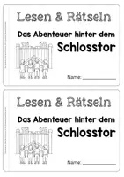 Vorschau - Arbeitsblätter - Lesen & Rätseln: Das Abenteuer hinter dem Schlosstor - Seite 1