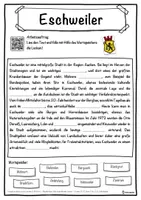 Vorschau - Unterrichtsreihen - Eschweiler Lückentext mit Wortspeicher Hörverstehen und Suchsel - Seite 1