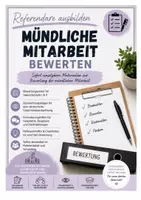 Vorschau - Anderer Materialtyp - Referendare ausbilden - mündliche Mitarbeit bewerten - Deckblatt