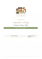 Vorschau - Anderer Materialtyp - Förderschule - Vorlagen für Entwicklung, Förderung & Teilhabe - Seite 1
