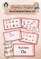 Vorschau - Präsentationen/Tafelbilder - Digitales Tafelbild - Buchstabeneinführung O - Deckblatt