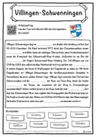 Vorschau - Unterrichtsreihen - Villingen-Schwenningen Lückentext mit Wortspeicher Hörverstehen und Suchsel - Seite 1