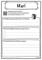 Vorschau - Unterrichtsreihen - Marl Lückentext mit Wortspeicher Hörverstehen und Suchsel - Seite 3