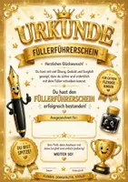 Vorschau - Bildkarten - Füllerführerschein Urkunde Füller Klasse 1 2 - Seite 2