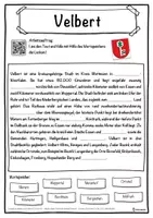 Vorschau - Unterrichtsreihen - Velbert Lückentext mit Wortspeicher Hörverstehen und Suchsel - Seite 1