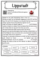 Vorschau - Unterrichtsreihen - Lippstadt Lückentext mit Wortspeicher Hörverstehen und Suchsel - Seite 1