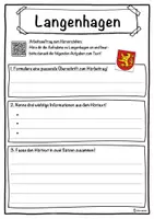 Vorschau - Unterrichtsreihen - Langenhagen Lückentext mit Wortspeicher Hörverstehen und Suchsel - Seite 3