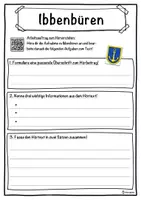 Vorschau - Unterrichtsreihen - Ibbenbüren Lückentext mit Wortspeicher Hörverstehen und Suchsel - Seite 3