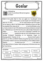 Vorschau - Unterrichtsreihen - Goslar Lückentext mit Wortspeicher Hörverstehen und Suchsel - Seite 1