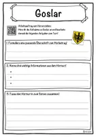 Vorschau - Unterrichtsreihen - Goslar Lückentext mit Wortspeicher Hörverstehen und Suchsel - Seite 3