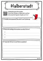 Vorschau - Unterrichtsreihen - Halberstadt Lückentext mit Wortspeicher Hörverstehen und Suchsel - Seite 3