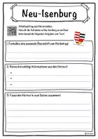 Vorschau - Unterrichtsreihen - Neu-Isenburg Lückentext mit Wortspeicher Hörverstehen und Suchsel - Seite 3