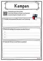 Vorschau - Unterrichtsreihen - Kempen Lückentext mit Wortspeicher Hörverstehen und Suchsel - Seite 3