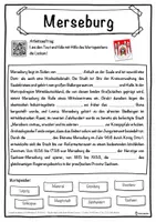 Vorschau - Unterrichtsreihen - Merseburg Lückentext mit Wortspeicher Hörverstehen und Suchsel - Seite 1
