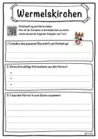 Vorschau - Unterrichtsreihen - Wermelskirchen Lückentext mit Wortspeicher Hörverstehen und Suchsel - Seite 3