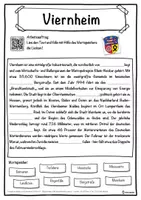 Vorschau - Unterrichtsreihen - Viernheim Lückentext mit Wortspeicher Hörverstehen und Suchsel - Seite 1