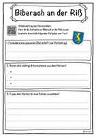 Vorschau - Unterrichtsreihen - Biberach an der Riß Lückentext mit Wortspeicher Hörverstehen und Suchsel - Seite 3