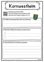 Vorschau - Unterrichtsreihen - Kornwestheim Lückentext mit Wortspeicher Hörverstehen und Suchsel - Seite 3