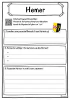 Vorschau - Unterrichtsreihen - Hemer Lückentext mit Wortspeicher Hörverstehen und Suchsel - Seite 3