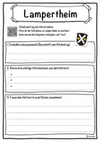 Vorschau - Unterrichtsreihen - Lampertheim Lückentext mit Wortspeicher Hörverstehen und Suchsel - Seite 3