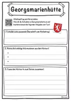 Vorschau - Unterrichtsreihen - Georgsmarienhütte Lückentext mit Wortspeicher Hörverstehen und Suchsel - Seite 3