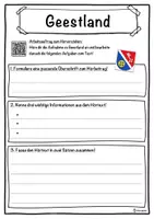 Vorschau - Unterrichtsreihen - Geestland Lückentext mit Wortspeicher Hörverstehen und Suchsel - Seite 3