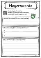 Vorschau - Unterrichtsreihen - Hoyerswerda Lückentext mit Wortspeicher Hörverstehen und Suchsel - Seite 3