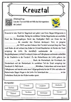 Vorschau - Unterrichtsreihen - Kreuztal Lückentext mit Wortspeicher Hörverstehen und Suchsel - Seite 1
