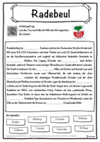 Vorschau - Unterrichtsreihen - Radebeul Lückentext mit Wortspeicher Hörverstehen und Suchsel - Seite 1