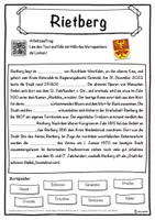 Vorschau - Unterrichtsreihen - Rietberg Lückentext mit Wortspeicher Hörverstehen und Suchsel - Seite 1