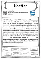 Vorschau - Unterrichtsreihen - Bretten Lückentext mit Wortspeicher Hörverstehen und Suchsel - Seite 1