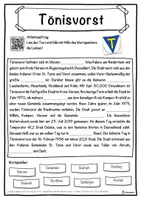 Vorschau - Unterrichtsreihen - Tönisvorst Lückentext mit Wortspeicher Hörverstehen und Suchsel - Seite 1