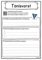 Vorschau - Unterrichtsreihen - Tönisvorst Lückentext mit Wortspeicher Hörverstehen und Suchsel - Seite 3