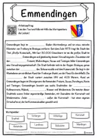 Vorschau - Unterrichtsreihen - Emmendingen Lückentext mit Wortspeicher Hörverstehen und Suchsel - Seite 1