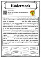 Vorschau - Unterrichtsreihen - Rödermark Lückentext mit Wortspeicher Hörverstehen und Suchsel - Seite 1