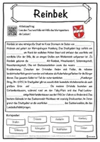 Vorschau - Unterrichtsreihen - Reinbek Lückentext mit Wortspeicher Hörverstehen und Suchsel - Seite 1