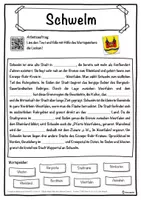 Vorschau - Unterrichtsreihen - Schwelm Lückentext mit Wortspeicher Hörverstehen und Suchsel - Seite 1