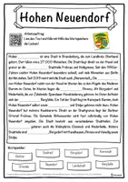 Vorschau - Unterrichtsreihen - Hohen Neuendorf Lückentext mit Wortspeicher Hörverstehen und Suchsel - Seite 1