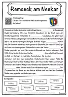 Vorschau - Unterrichtsreihen - Remseck am Neckar Lückentext mit Wortspeicher Hörverstehen und Suchsel - Seite 1