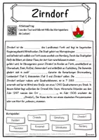Vorschau - Unterrichtsreihen - Zirndorf Lückentext mit Wortspeicher Hörverstehen und Suchsel - Seite 1