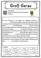 Vorschau - Unterrichtsreihen - Groß-Gerau Lückentext mit Wortspeicher Hörverstehen und Suchsel - Seite 1