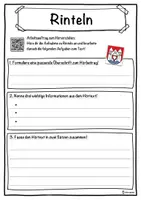 Vorschau - Unterrichtsreihen - Rinteln Lückentext mit Wortspeicher Hörverstehen und Suchsel - Seite 3
