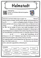 Vorschau - Unterrichtsreihen - Helmstedt Lückentext mit Wortspeicher Hörverstehen und Suchsel - Seite 1