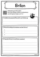 Vorschau - Unterrichtsreihen - Brilon Lückentext mit Wortspeicher Hörverstehen und Suchsel - Seite 3
