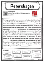 Vorschau - Unterrichtsreihen - Petershagen Lückentext mit Wortspeicher Hörverstehen und Suchsel - Seite 1