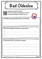 Vorschau - Unterrichtsreihen - Bad Oldesloe Lückentext mit Wortspeicher Hörverstehen und Suchsel - Seite 3