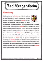 Vorschau - Unterrichtsreihen - Bad Mergentheim Lückentext mit Wortspeicher Hörverstehen und Suchsel - Seite 2